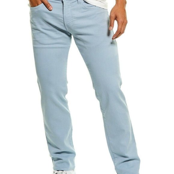 Men's J Brand Kane Keckley Dusty Blue Straight Fit Jean Size 36 Waist /32 Inseam